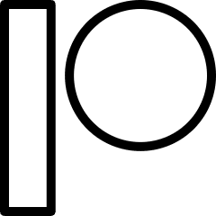 Patreon Logo Icon from Ultimate Light Set
