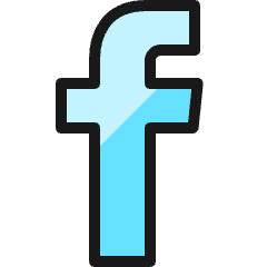 Facebook Logo Icon from Ultimate Colors Set