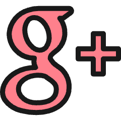 Google Plus Logo Icon from Ultimate Colors Set