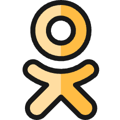 Odnoklassniki Logo Icon from Ultimate Colors Set