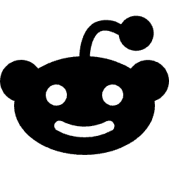 Reddit Logo Icon from Ultimate Bold Set