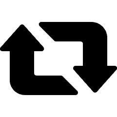 Retweet Logo Icon from Ultimate Bold Set
