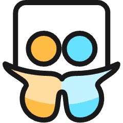 Slide Share Logo Icon from Ultimate Colors Set