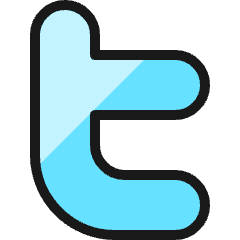 Twitter Logo 1 Icon from Ultimate Colors Set