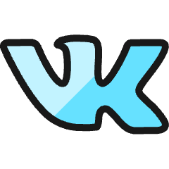 Vk Logo Icon from Ultimate Colors Set