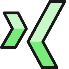 Xing Logo Icon from Ultimate Colors Set