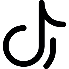 Tiktok Logo Icon from Ultimate Bold Set