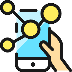 Social Profile Network Icon from Ultimate Colors Set