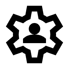 Account Setting Icon from Sharp Line - Streamline Material Set