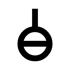 Agender Icon from Material Pro Line Set