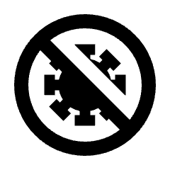 Antivirus Fill Icon from Sharp Fill - Streamline Material Set