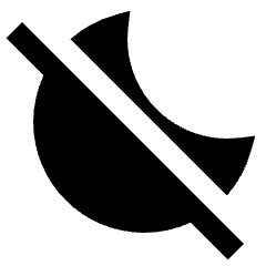 Bedtime Off Fill Icon from Sharp Fill - Streamline Material Set