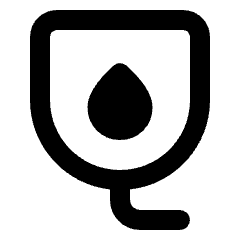 Blood Bag Icon from Rounded Line - Streamline Material Set