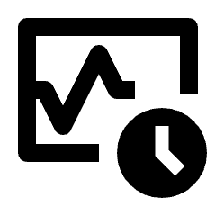 Blood Pressure Icon from Outlined Line - Streamline Material Set