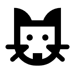 Cat Icon from Outlined Line - Streamline Material Set