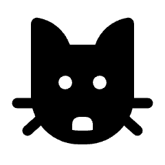 Cat Fill Icon from Rounded Fill - Streamline Material Set