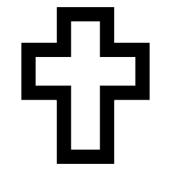 Christian Cross Religion Icon from Sharp Line - Material Pro Set