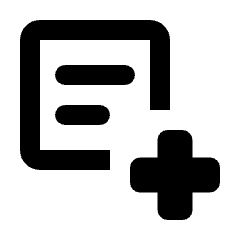 Clinical Notes Icon from Rounded Line - Streamline Material Set