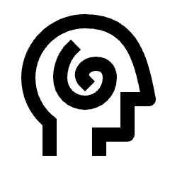 Cognition Icon from Outlined Line - Material Pro Set