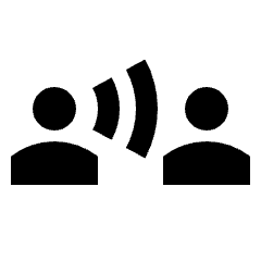 Communication Fill Icon from Sharp Fill - Material Pro Set