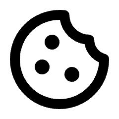 Cookie Icon from Rounded Line - Streamline Material Set