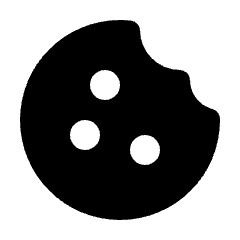 Cookie Fill Icon from Rounded Fill - Streamline Material Set