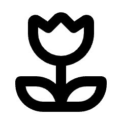 Deceased Icon from Rounded Line - Streamline Material Set