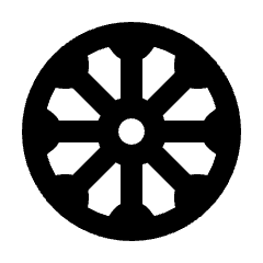 Dhammajak Bhuddhism Religion Icon from Rounded Line - Streamline Material Set