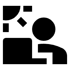 Digital Nomad Fill Icon from Outlined Fill - Streamline Material Set