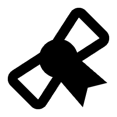 Diploma Fill Icon from Outlined Fill - Streamline Material Set