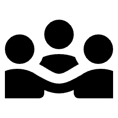 Diversity 3 Icon from Rounded Line - Streamline Material Set