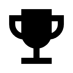 Emoji Events Fill Icon from Sharp Fill - Material Pro Set