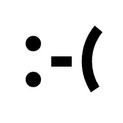 Emoticon Sad Icon from Sharp Line - Streamline Material Set