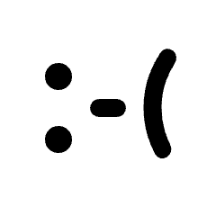 Emoticon Sad Fill Icon from Rounded Fill - Streamline Material Set