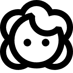 Face 2 Icon from Sharp Line - Streamline Material Set