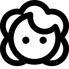 Face 2 Icon from Rounded Line - Streamline Material Set