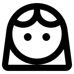 Face 3 Icon from Rounded Line - Streamline Material Set