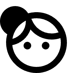 Face 4 Icon from Rounded Line - Streamline Material Set