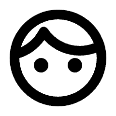 Face Icon from Rounded Line - Streamline Material Set