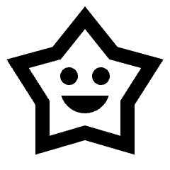 Family Star Icon from Sharp Line - Material Pro Set