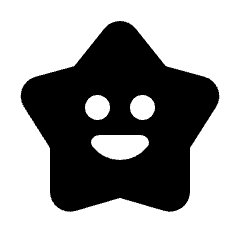 Family Star Fill Icon from Rounded Fill - Streamline Material Set