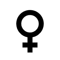Female Fill Icon from Sharp Fill - Streamline Material Set