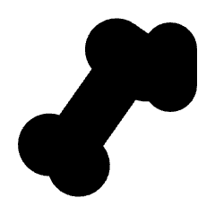 Femur Fill Icon from Sharp Fill - Streamline Material Set