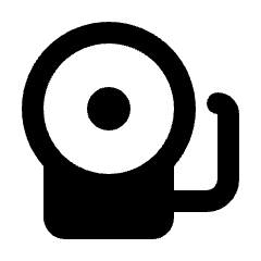 Fire Alarm Alt Icon from Rounded Line - Streamline Material Set