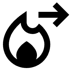 Fire Exit Icon from Sharp Line - Material Pro Set