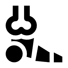 Foot Bones Icon from Sharp Line - Streamline Material Set