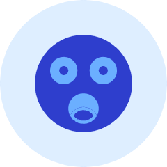 Frightened Smiley Icon from Kameleon Duo Set