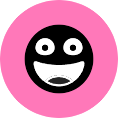 Glad Smiley Icon from Kameleon Pop Set