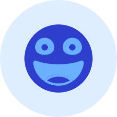 Glad Smiley Icon from Kameleon Duo Set