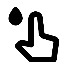 Glucose Icon from Rounded Line - Streamline Material Set